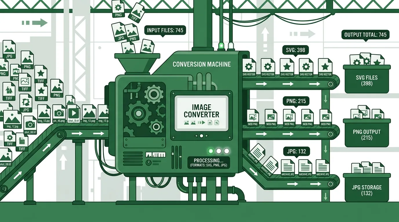 Batch Image Conversion: Convert 100+ Images in Minutes