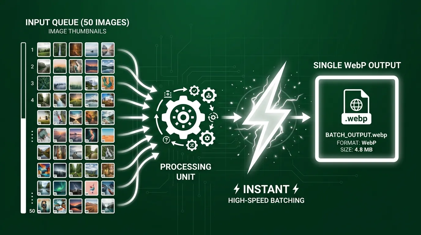 How to Convert 50 Images to WebP in Under 30 Seconds (No Upload Required)