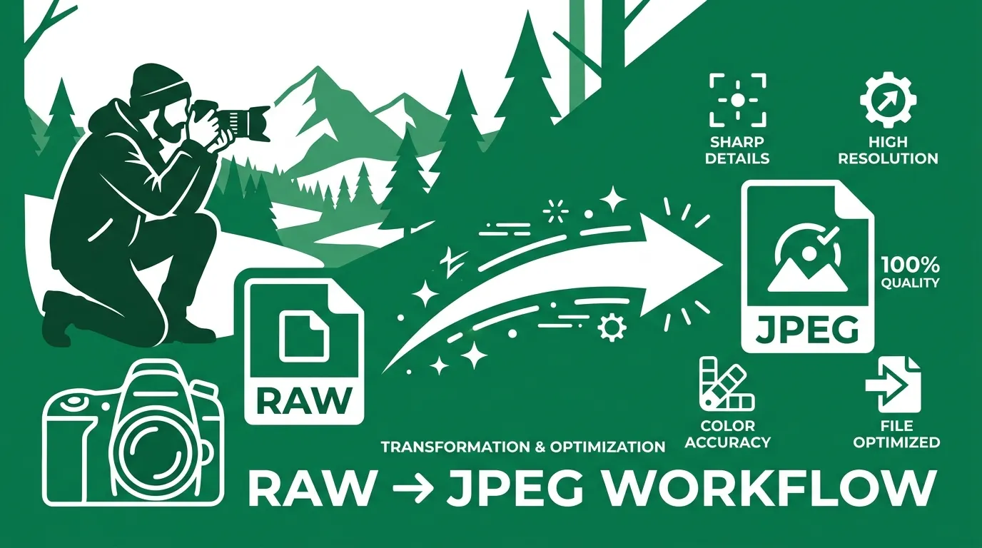 RAW to JPEG Conversion: Professional Photography Guide